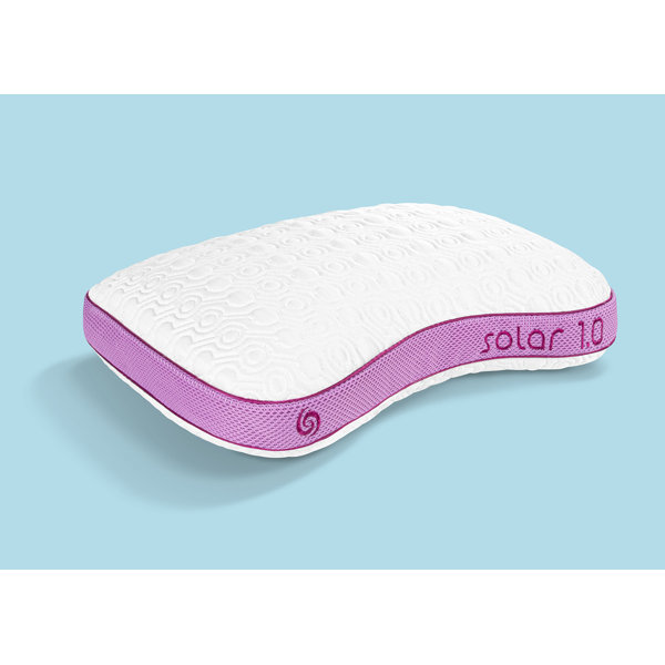 Bedgear Solar Performance Pillow Size 1.0 Firm Support Pillow for